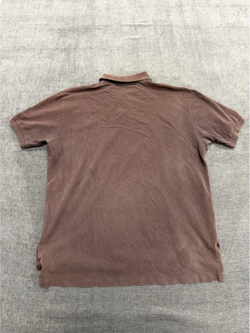 Polo Ralph Lauren Brown Cotton Polo Shirt Size X Large